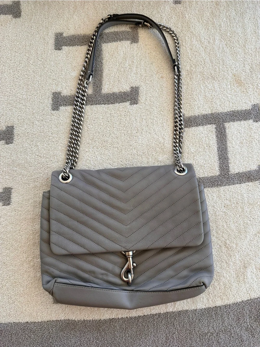 Rebecca minkoff shoulder bag gray